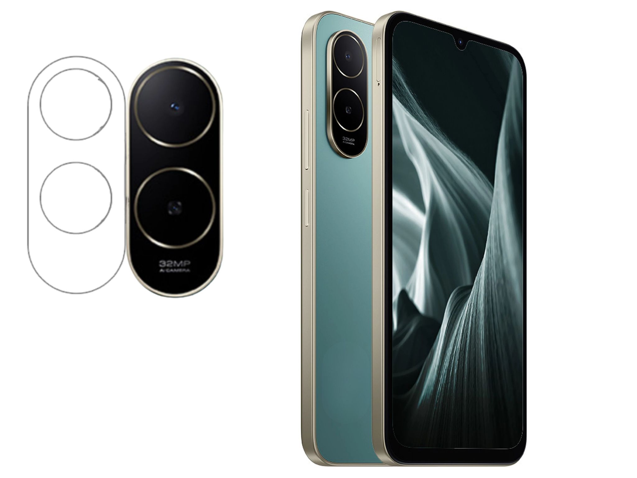ISAAK Back Camera Lens Protector compatible for POCO C85x 5G (Pack of 1)