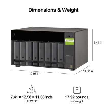 Tower Expansion Unit TL-D800C-EU 8-bay