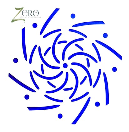 Imported Stencils- 5"*5"- Line Graphic Mandala Design Background 3