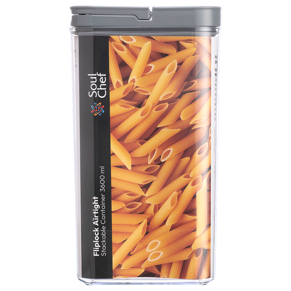 Modi Care Fliplock Airtight Stackable Container Three Thousand Six Hundred Millilitre