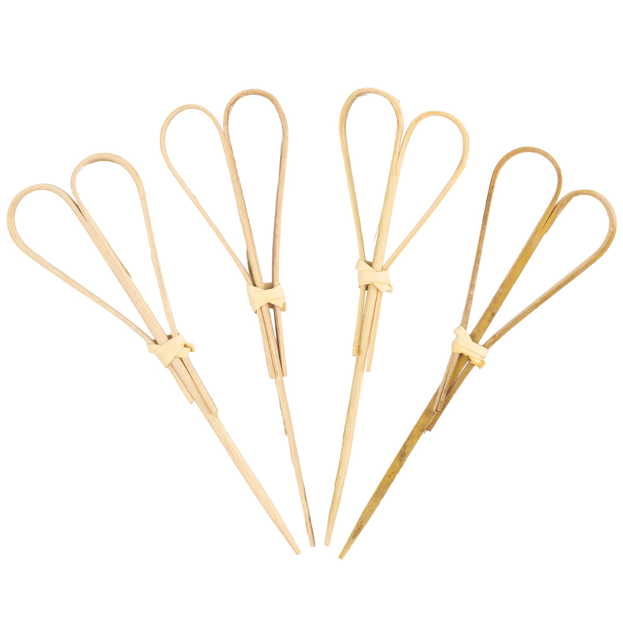 Bamboo Whisk Pack of 50 Sticks | Eco-Friendly Mini Whisks for Kitchen & Tea - Set of 2