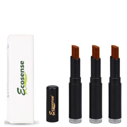 ECOSENSE Beard & Moustache Touch-up Stick: Brown Colour Pencil for Men, Beard Pen, Beard Dye for Filling, Instant Beard Temporary Perfection | 3g, Pack of 3 ECOSENSE Beard & Moustache Touch-up Stick: Brown Colour Pencil for Men, Beard Pen, Beard Dye for 