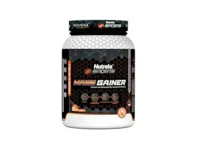 Nutrela Sports Mass Gainer - 1Kg Malai Kulfi