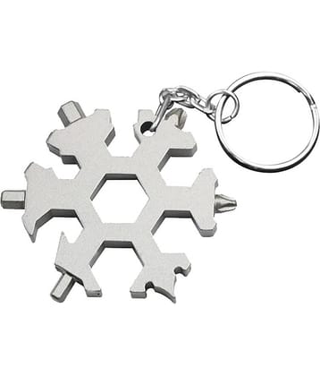 19-in-1 Multi-tool Wrenches Combination Compact Snowflake Tool With keychain