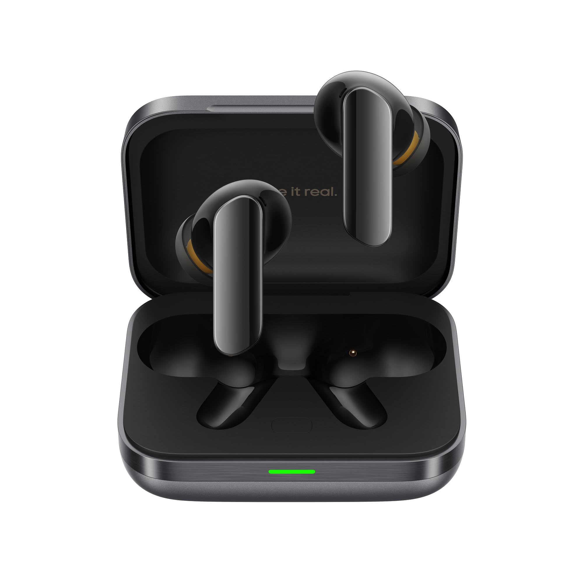 realme Earbuds Air 7 True Wireless,12.4mm Dynamic Bass Drivers,52Hrs Playtime,52dB Hybrid ANC,6 Mic ENC,45ms Low Latency,360 Spatial Audio,Hi-Res LHDC,IP55 Dust & Water Resistant,BT v5.4(SlateGrey)