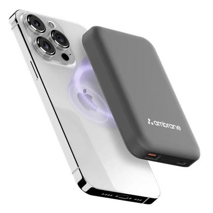 Ambrane Aerosync PB 12 10000mAh Power Bank, 22.5W Fast Charging, Wireless Charging, USB-A & Type-C Ports, Rubberized Compact Design, Portable Charger for iPhone, Android, Smartphones & Devices (Random Color) Ambrane Aerosync PB 12 10000mAh Power Bank, 22.5W Fast Charging, Wireless Charging, USB-A & Type-C Ports, Rubberized Compact Design, Portable Charger for iPhone, Android, Smartphones & Devices (Random Color)