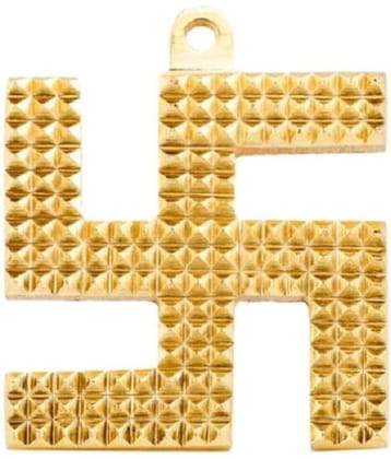 skybury - Brass Swastik Ring (Pack of 1)