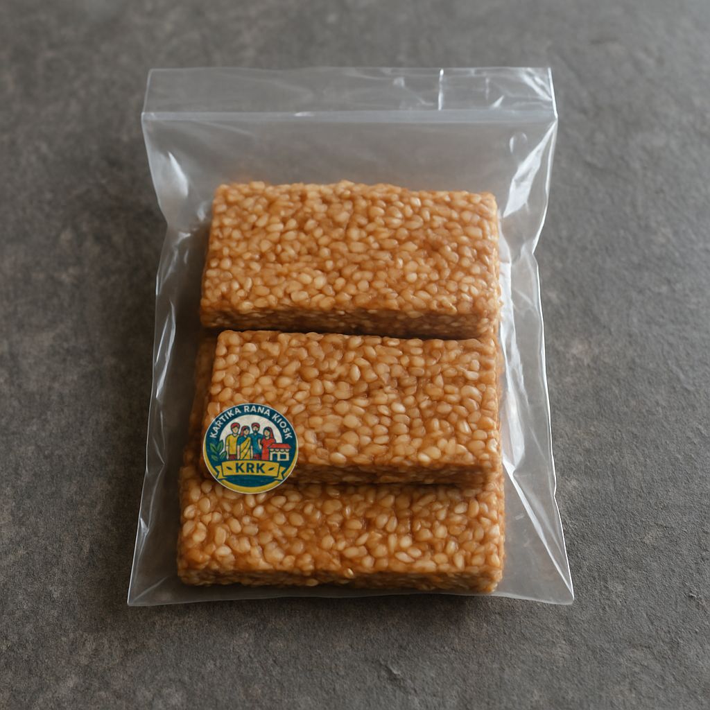 Kartika Rana Kiosk's til chikki - sesame brittle