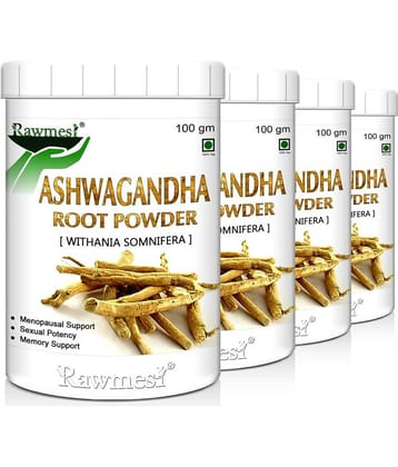 rawmest Organic Ashwagandha Pack of 4 Powder 400 gm