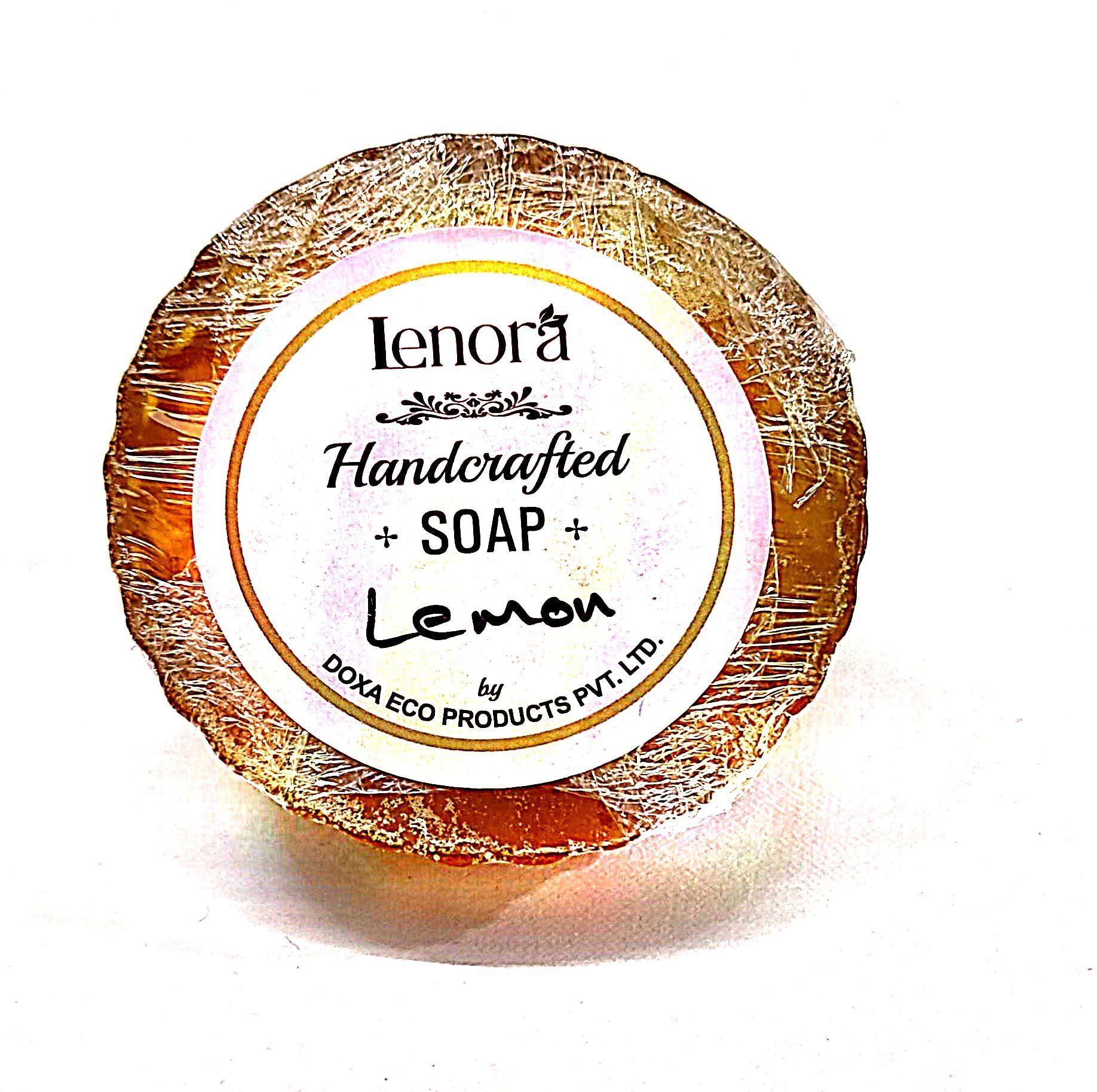 Lenora handcrafted soap, lemon