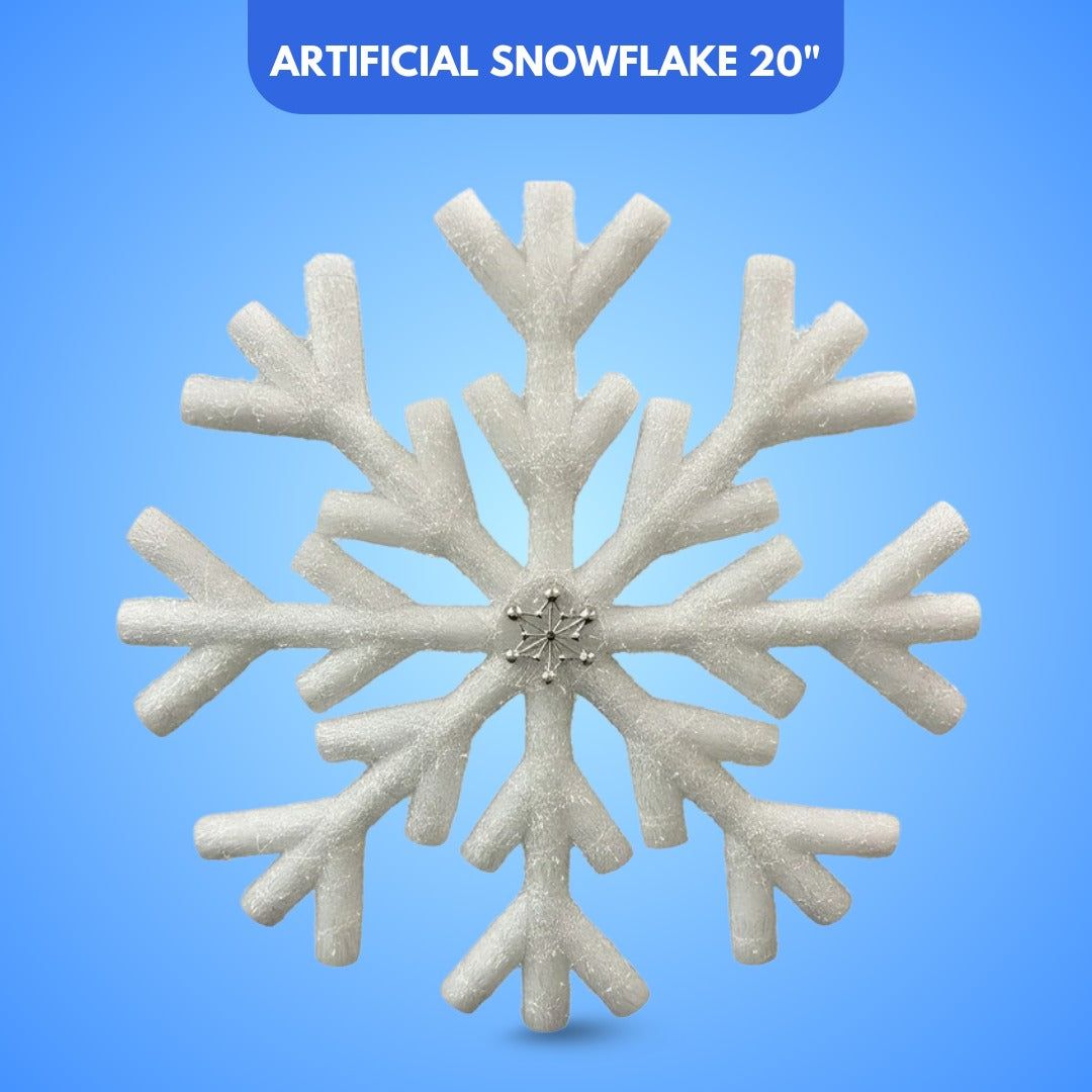 Foam Based Snow Flakes 20" - 1PC