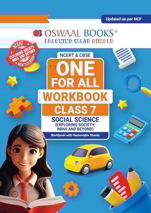 Oswaal NCERT AND CBSE ONE FOR ALL WORKBOOK FOR SOCIAL SCIENCE (EXPLORING SOCIETY INDIA AND BEYOND) CLASS 7 -2025 EDITION [Paperback] oswaal