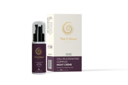 The D Wave Cell Rejuvenating Complex Night Creme | Night Cream for Glowing, Youthful Skin| Reduces Fine Lines, Wrinkles, Hyperpigmentation | Hydrating & Moisturizing | All Skin Types & Genders | 30ML
