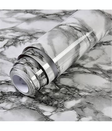 Geeo Premium White Marble Design Wallpaper 60cm x 2m (Pack of 1)