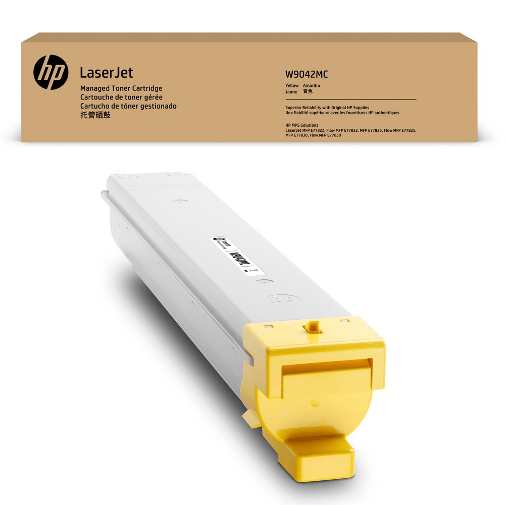 HP W9042MC Yellow Toner Cartridge Compatible with HP Color LaserJet Managed E77822, E77825 & E77830 Series Printers