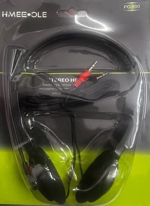 HMEBOLE PC-900 Wired On Ear Headphones With Mic Black