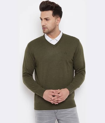 98 Degree North Green V Neck Sweater Single
