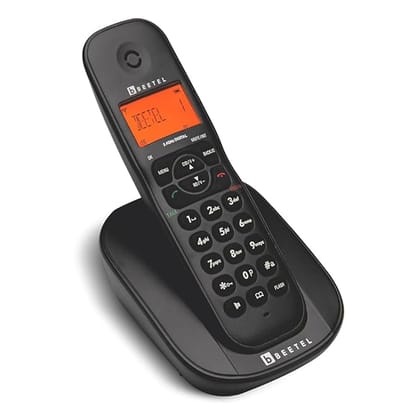 Beetel X73 Cordless 2.4Ghz Landline Phone with Caller ID Display, 2-Way Speaker Phone with Volume Controls, Auto Answer, Alarm Function, Stylish Design (Black)(X73) Beetel X73 Cordless 2.4Ghz Landline Phone with Caller ID Display, 2-Way Speaker Phone with Volume Controls, Auto Answer, Alarm Function, Stylish Design (Black)(X73)