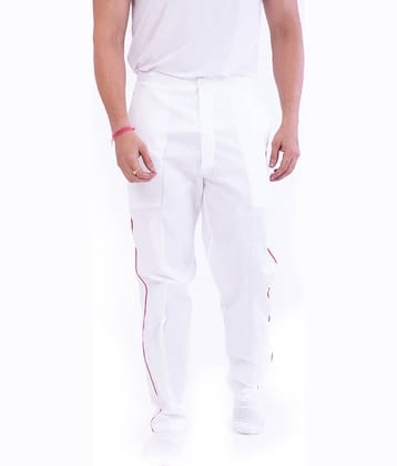 DESHBANDHU DBK White Cotton Joggers Single
