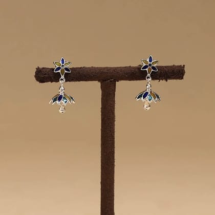 Multicolor - Handcrafted Paka Meenakari Earrings 116