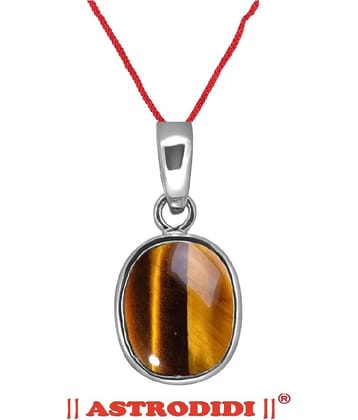 Astrodidi Religious Jewellery Tiger Eye Stone Pendant ( Pack of 1 )