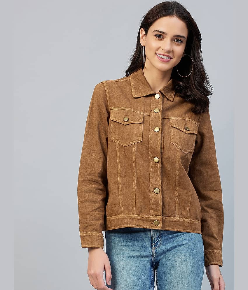StyleStone Denim Brown Jackets Single