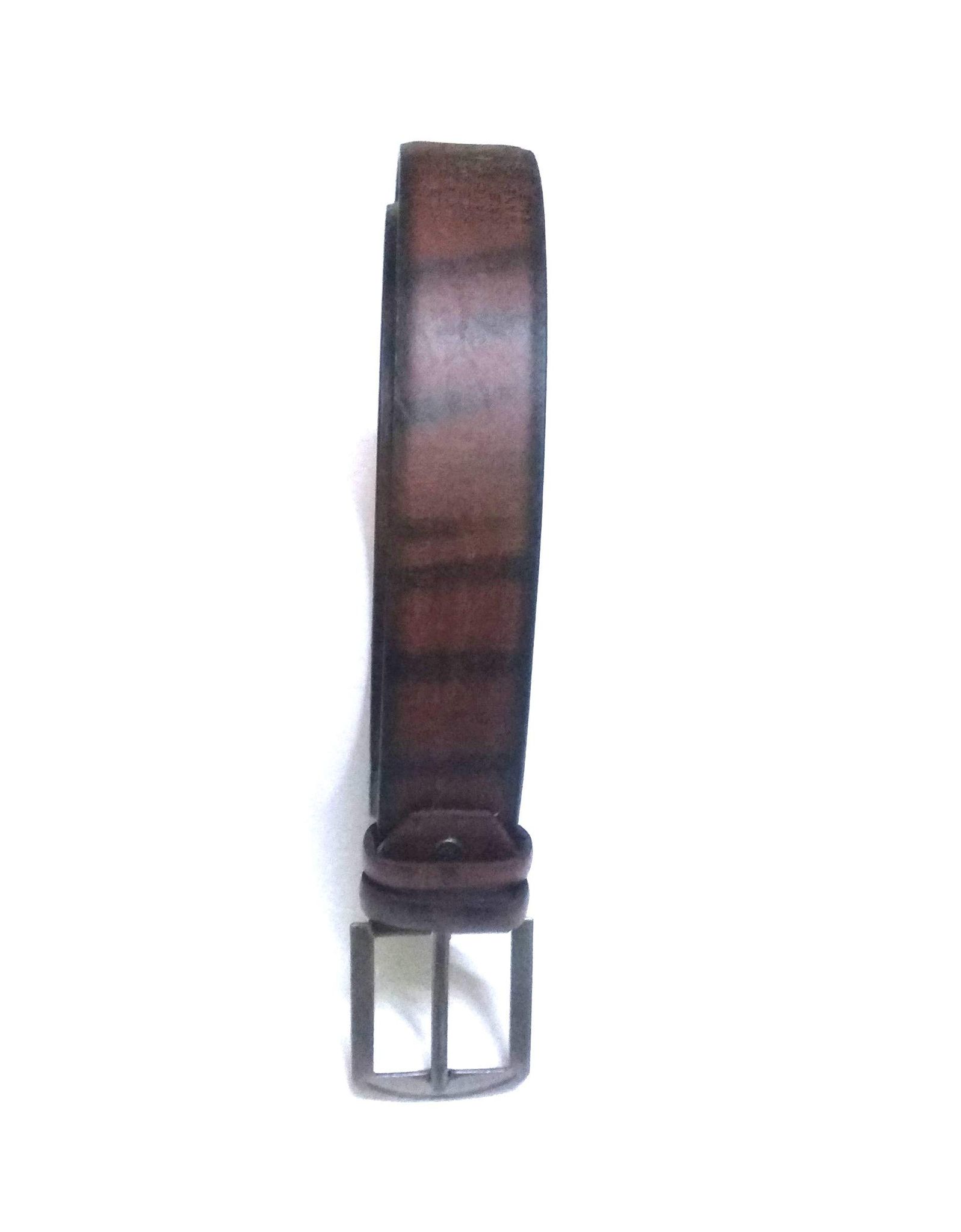 Nawani Italian Leather Brown Belt for Men Formal wear, Size-.Full Size