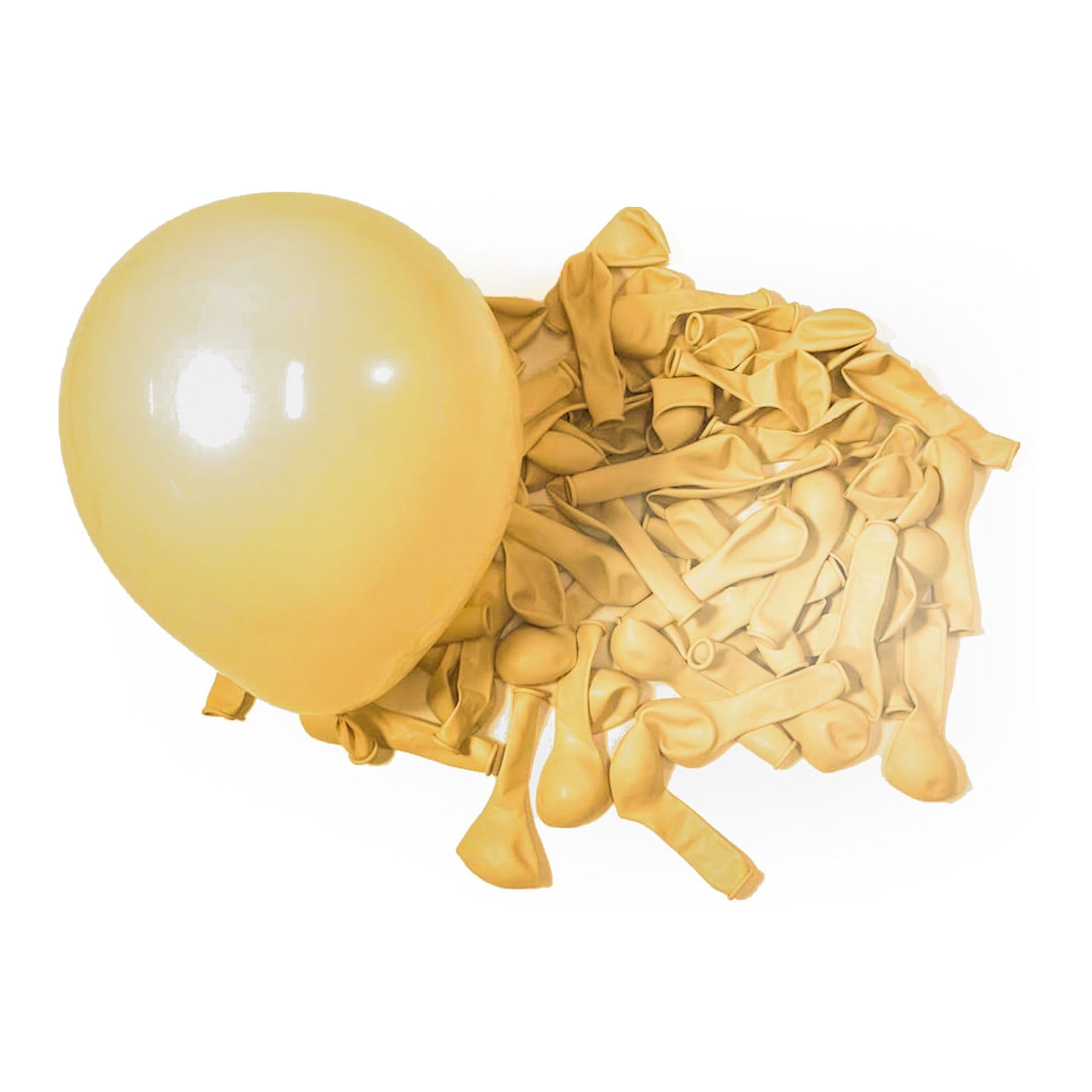 Mustard Yellow Premium Latex Balloons 10" - 50PC