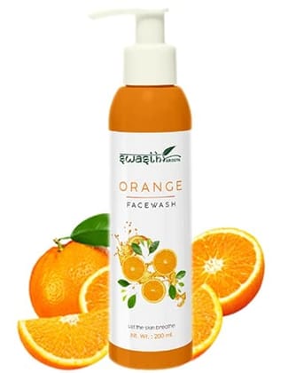Swasth Arogya Orange Face Wash || Beauty Toner || Skin Tan Removal || Vitamin E || Pack Of 1 Bottle Fresh Orange Face Wash (200ml.) Swasth Arogya Orange Face Wash || Beauty Toner || Skin Tan Removal || Vitamin E || Pack Of 1 Bottle Fresh Orange Face Wash (200ml.)