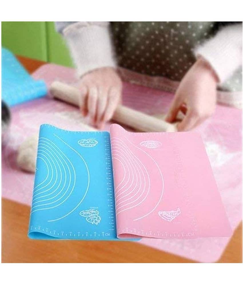 Home Cloud Silicon Reusable Pastry Fondant Dough roti chapati Rolling Baking Sheet mat