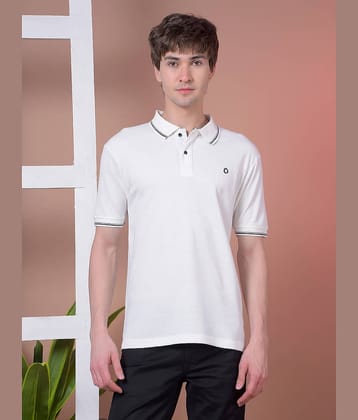 Dollar Men Cotton Regular Fit Solid Polo T Shirt ( Light Grey )