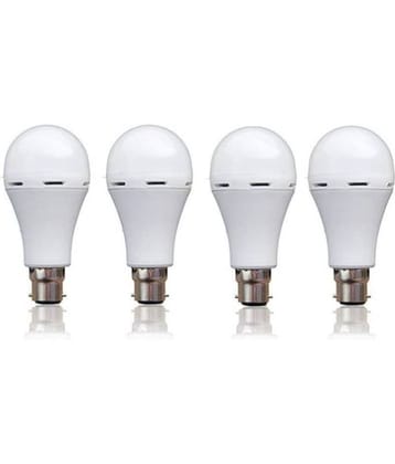 Vizio 9W Emergency Light Rechargeable Bulbs White - Pack of 4