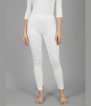 Lux Cozi Cotton Blend Thermal Bottoms ( White , Pack of 1 )