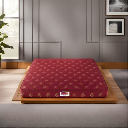 Usha Shriram Resteria Golden Fibre Tech. 4 inch Double Coir Mattress (L x W: 72 inch x 48 inch) Usha Shriram Resteria Golden Fibre Tech. 4 inch Double Coir Mattress (L x W: 72 inch x 48 inch)