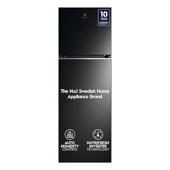 Electrolux 360L Frost Free Inverter Double Door Refrigerator,ETB3700K-H