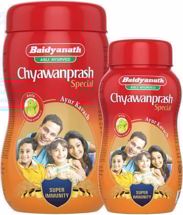 Baidyanath Chyawanprash Special Natural Immunity Booster (Combo of 1 kg & 500 gm)