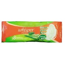 Whisper Choice Aloe Vera Regular Sanitary 7 PIECE