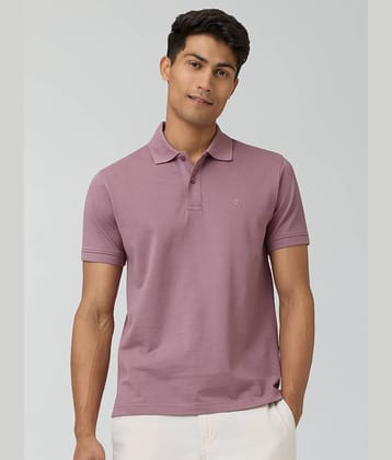 XYXX Cotton Regular Fit Solid Half Sleeves Men's Polo T Shirt - Pink ( Pack of 1 )