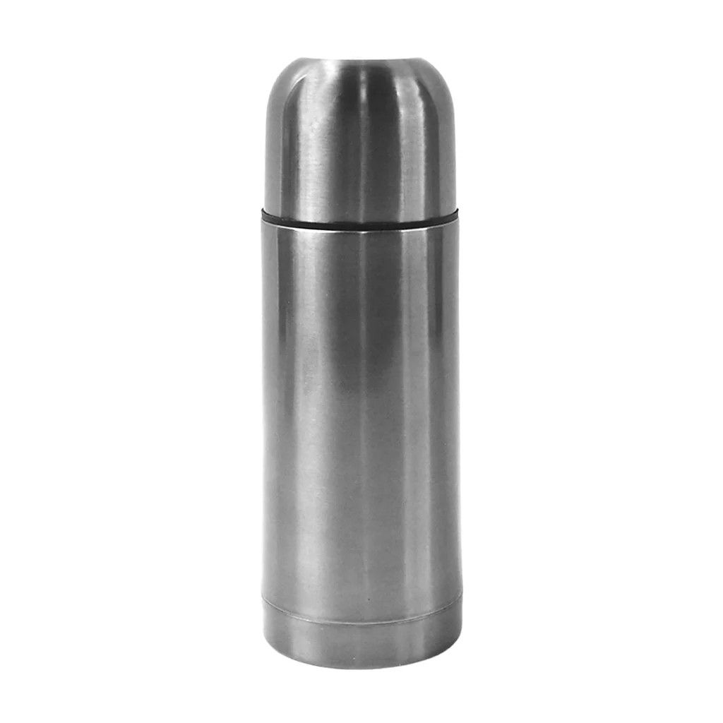 Stainless Steel Hot And Cold Water Bottle With Push-down Lid