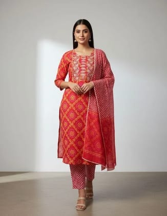 Suit Tomoto Red