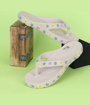 Aqualite Beige Women's Thong Flip Flop