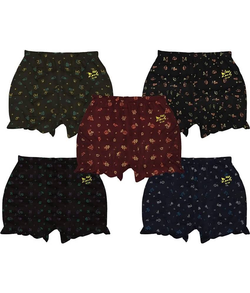 HAP Pack of 5 Boys Cotton Briefs ( Multi Color )