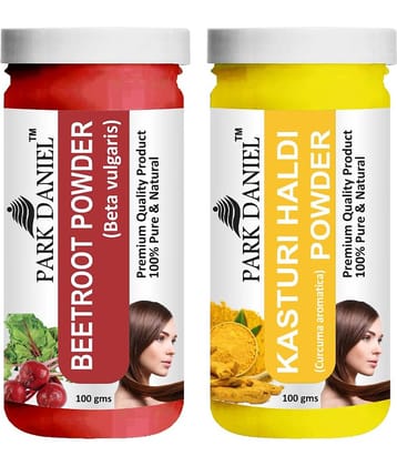 Park Daniel  Beetroot &    Kasturi Haldi Powder  Hair Mask 200 g Pack of 2