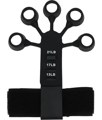 Finger Gripper For Veins Finger Exerciser Equipment Finger Gripper Strength Trainer Forearm Hand Exerciser Yoga Resistant Band Finger Expander, Pack of 1