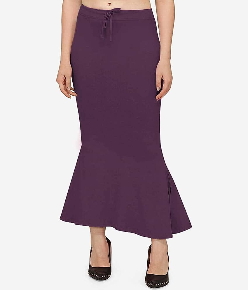 DELTIN HUB Purple Lycra Petticoat - Single