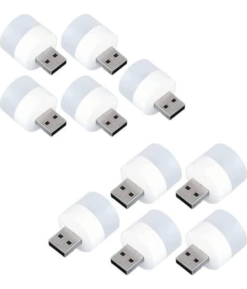 DAJUBHAI - White Night Lamp ( Pack of 10 )