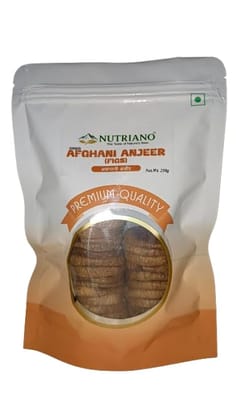 Nutriano Afghani Anjeer Dried Figs Naturally Sweet and Soft Rich in Fiber and Calcium Tasty Dry Fruit Snack for Snacking Baking and Cooking Fresh Quality (250g Pack of 1) Nutriano Afghani Anjeer Dried Figs Naturally Sweet and Soft Rich in Fiber and Calcium Tasty Dry Fruit Snack for Snacking Baking and Cooking Fresh Quality (250g Pack of 1)