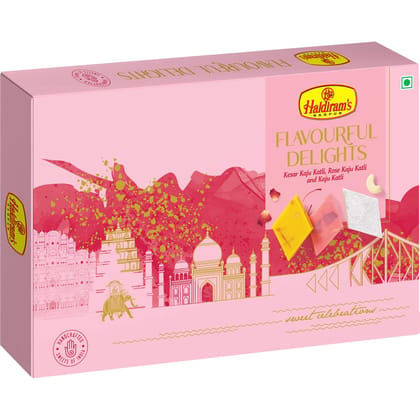 Haldiram's Flavourful Delights (Assorted Kaju Katli) Packed Sweets - 500 Gm - Pack of 2 Haldiram's Flavourful Delights (Assorted Kaju Katli) Packed Sweets - 500 Gm - Pack of 2