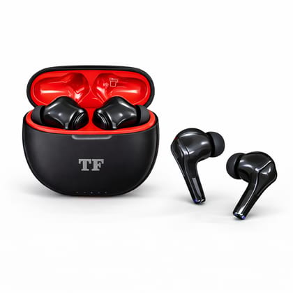 Tech & Future True Wireless Earbuds with Charging Case | Bluetooth 5.3 | Deep Bass & Clear Sound | Comfortable Secure Fit | Fast Charging | Up to 15H Playtime Tech & Future True Wireless Earbuds with Charging Case | Bluetooth 5.3 | Deep Bass & Clear Sound | Comfortable Secure Fit | Fast Charging | Up to 15H Playtime