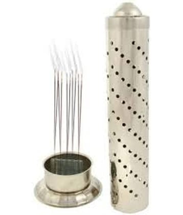 SwadesiBuyzzar White Stainless Steel Agarbatti Stand Holder